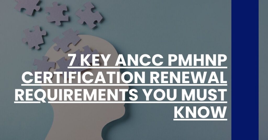 7 Key ANCC PMHNP Certification Renewal Requirements You Must Know Feature Image